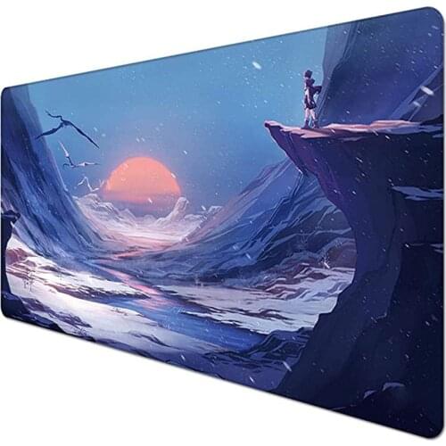 Large Anime Mousepad Gamer Cute Kawaii XL Gaming Mouse Pad Rubber Otaku Locking Edge Big Fashion Laptop Notebook Desk Mat
