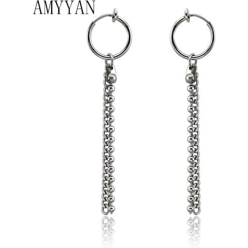 Geometric Round Shaped Earrings Minimalist Long Trendy Circle Earrings Simple Hoops Jewelry Diameter Party Accessories