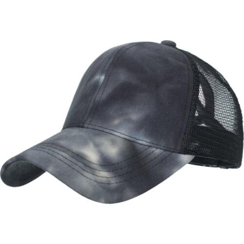 Messy High Bun Ponytail Distressed Mesh Trucker Baseball Cap Hat Criss Cross Messy Buns Ponycaps Dad Hat Trucker Hat