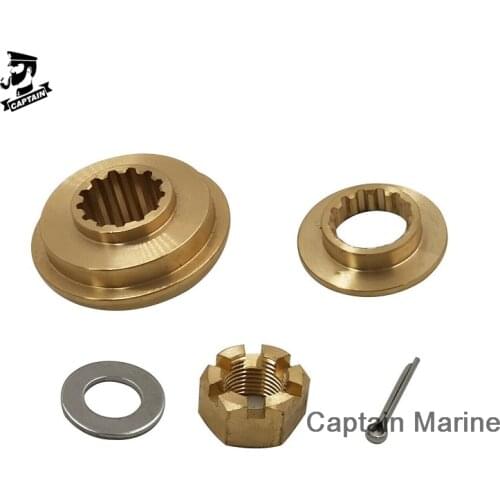 35-55HP Hardware Kit Thrust Washer/Spacer/Nut/Cotter Pin for Tohatsu Outboard Propeller 35HP 40HP 50HP 55HP