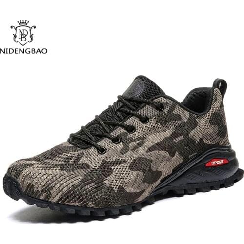 New Breathable Sneakers Outdoor Camouflage Loafer Men Shoes Fashion Non-Slip Casual Shoes Light Comfortable Men 39 s sneakers