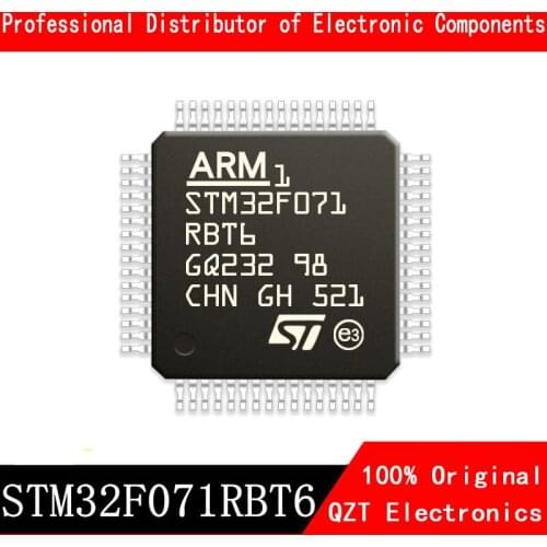 5pcs/lot new original STM32F071RBT6 STM32F071 LQFP64 microcontroller MCU In Stock