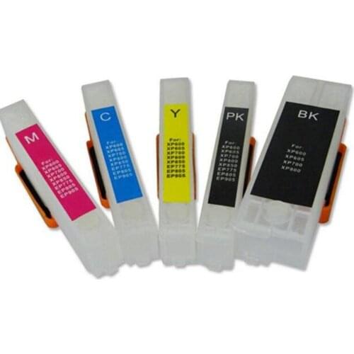 Vilaxh 5PCS 33xl Printer refillable Ink Cartridge T3351 T3361 for epson Expression Premium XP-530 XP-630 XP-830 XP635 Europe