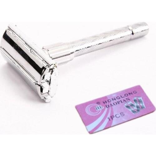 New shaving razor New Mens Safety Handheld Manual With Edge Razor Double Shaver Blade Safety Box P8X5
