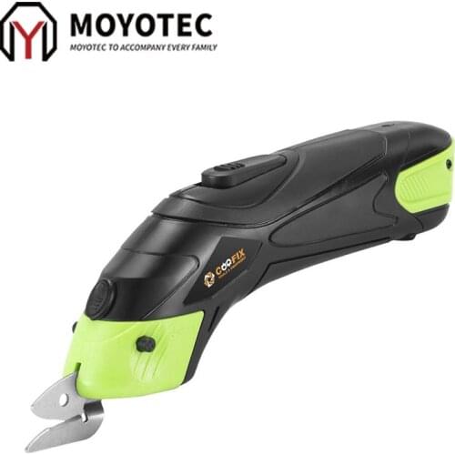 COOFIX 3.6V Cordless Electric Fabric Scissors Hand-held Small Cutting Cloth Machine Chargeable Fabric Sewing Scissors