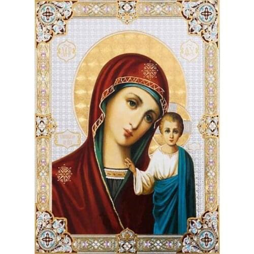 Region Orthodox Icon DIY 11CT Cross Stitch Embroidery Kits Craft Needlework Set Cotton Thread Printed Canvas Home Wholesale