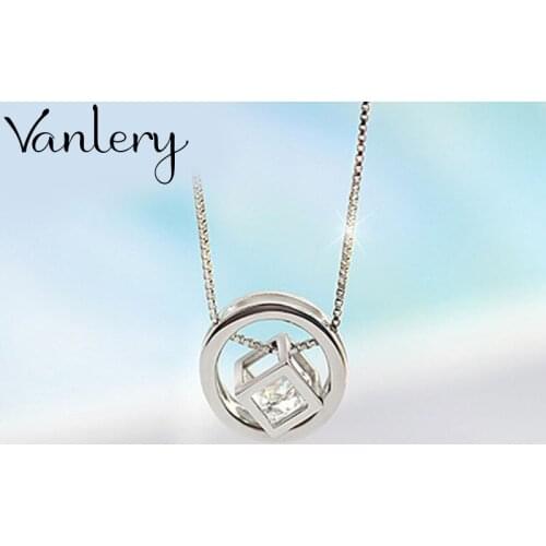 Trendy Cube Box Choker Necklaces For Women Fashion Long Sweater Chain Necklaces 2021 Party Jewelry Gift