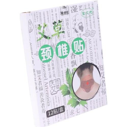 12x Rheumatoid Arthritis Neck Patch Cervical Spondylosis Pain Relief Stickers 9.3*12.5 cm
