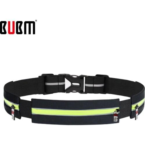 BUBM waterproof waistline waist bag waistpacks phone bag 3 size key storage money organizer with reflective