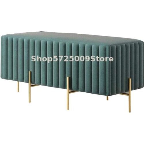 Nordic Shoes Changing Stool Door Household Square Stool Shoes Stool Fitting Room Small Sofa Stool Clothing Store Bench
