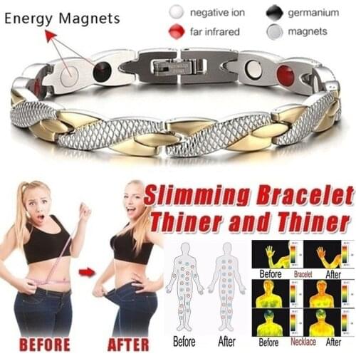 Twisted Magnets Healthy Weight Loss Bracelets & Bangles Jewelry Bio Magnetic Bracelets Charm Bracelets For Men Women Weight Loss