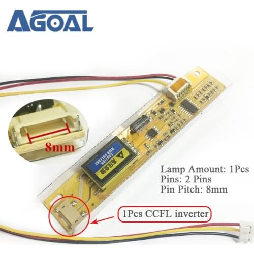 Universal 1 lamp CCFL inverter lamp 8mm wide port high pressure plate for LCD 8mm Pin Pitch LED laptop