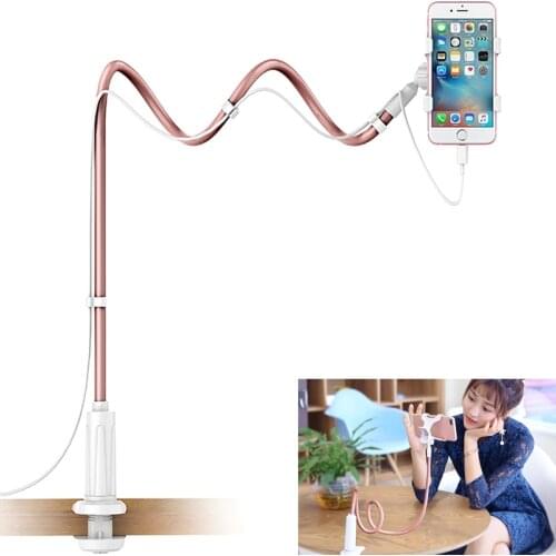 Universal Desktop Bed Long Arm Lazy Stand Mount Mobile Phone Holder for iPhone Samsung GK99