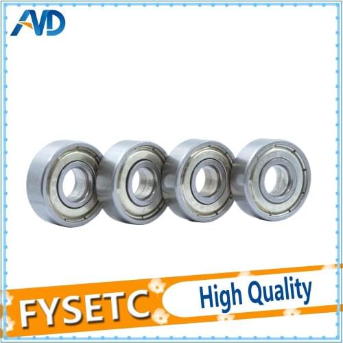5pcs Shielded Miniature High-carbon Steel Single Row 608ZZ ABEC-7 Deep Groove Ball Bearing 8*22*7 8x22x7mm 608 ZZ Ball Bearing
