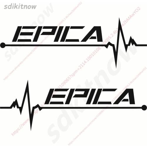 1pair Heart BEATS REARVIEW MIRROR Car Sports Decal Sticker Styling Windows Door Decoration For Chevrolet Epica accessories