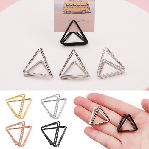 1PC Card Holder Wedding Party Desktop Decor Romantic Heart Ring Shape Photo Clip Table Number Stand Memo Pincer Clamps Stand