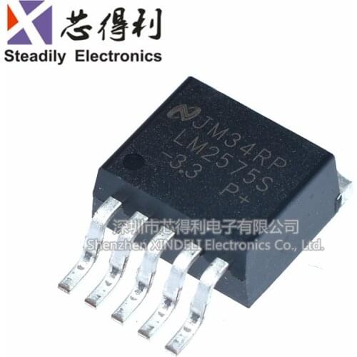 10pcs/lot New LM2575S-3.3 Switching Regulator TO-263-5 3.3V Voltage Regulator Lm2575
