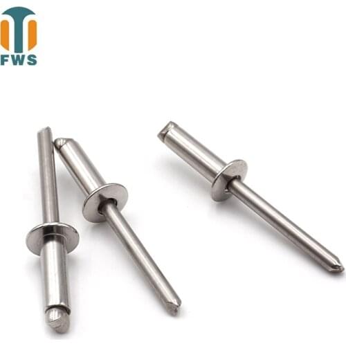 20PCS M3.2 M4 8-12mm Multi Size GB12618.4DIN EN ISO15983 Stainless Steel Round Head Blind Rivets for Furniture Car Aircraft