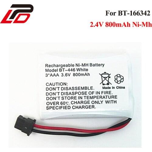 3.6V 800mAh Ni-MH AAA Cordless Phone Rechargeable Battery BT-446 Replacement Pack BP 446 ER-P512 BT-1005