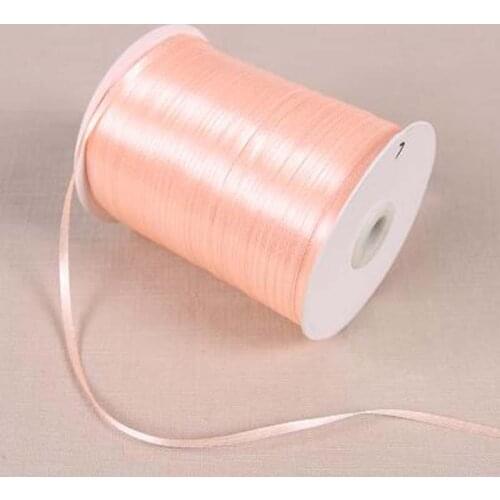 880 Yards\lot 1/8" 3 mm Width Satin Ribbon DIY Material Polyester Fabric Ribbons For Gift Box Wrap Wedding Home Party Decoration