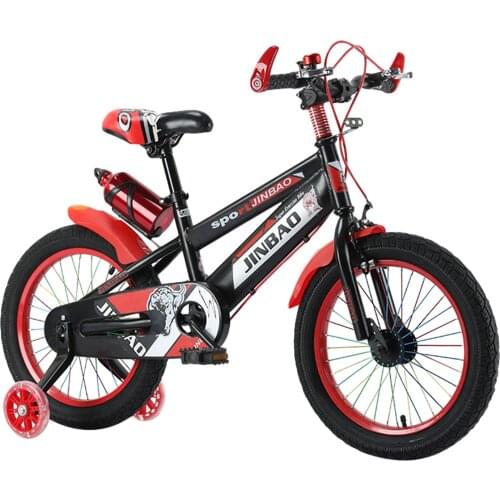 18 inch Outdoor Cycling Children Bicycle Non-slip Grip Balance Bike For Boys Girls With Training Wheels Freestyle Balance Bike