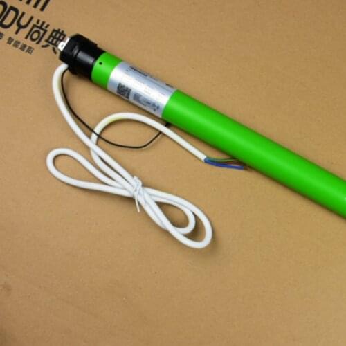 Smart Electric Curtain Lifting Shutter Sunshade Curtain Built-in Remote Control Tubular Motor DM35R-10N/17R