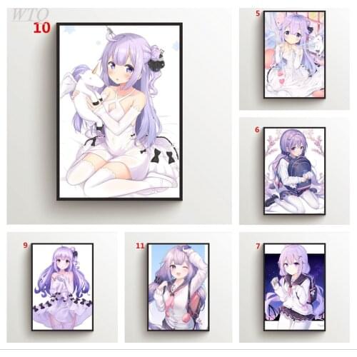 Game Poster Azur Lane Unicorn Anime Posters Canvas Painting Wall Decor Wall Posters Room Decor Wall Art Picture Home Decoration