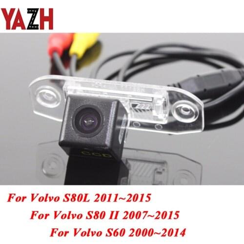 YAZH For Volvo S60 S60L S 60 S80 S80L 2000~2015 Car Rear View Camera HD CCD Night Vision Waterproof Auto Reverse Parking Camera