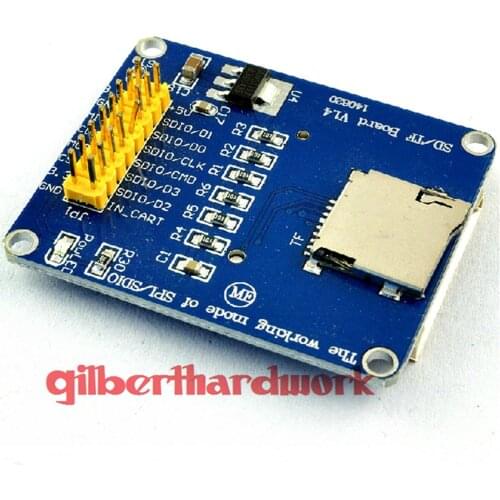 Double Card Mini Sd Card Module Tf Read Write Module 3.3V/5V Spi/Sdio Dual Mode