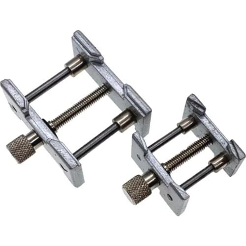 2 in 1 Mini Watches Clamp Watchmakers Durable Vise Movement Holder Movement Holder Adjustable Portable Clamp horloge gereedschap