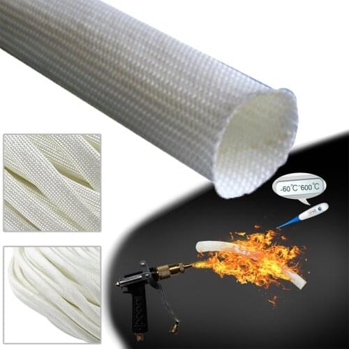 For Webasto/Eberspacher Heaters 22mm&24mm Exhaust Pipe Glass Fibre Thermal Hose Insulation Exhaust Lagging Cover Durable