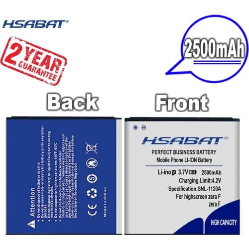 New Arrival [ HSABAT ] 2500mAh Replacement Battery for highscreen zera F rev.s