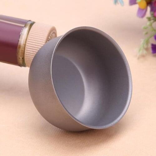 Camping Cup Titanium Cup Tourist Tableware Picnic Utensils Outdoor Kitchen Equipment Travel Hiking Cooking Cookware