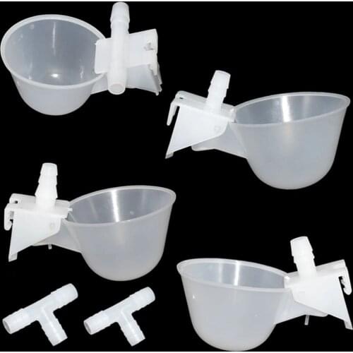 1Set Chicken Waterer Hens Quail Birds Drinking Bowls Water for Chicken Coop Chick Nipple Drinkers Poultry Farm Animal Supplies