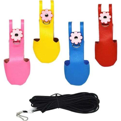 Bird Parrot Velvet Leather Diaper with Leash Harness Rope Cockatiel Pigeons Flight Suit Clothes Feces Pocket Pet Supply