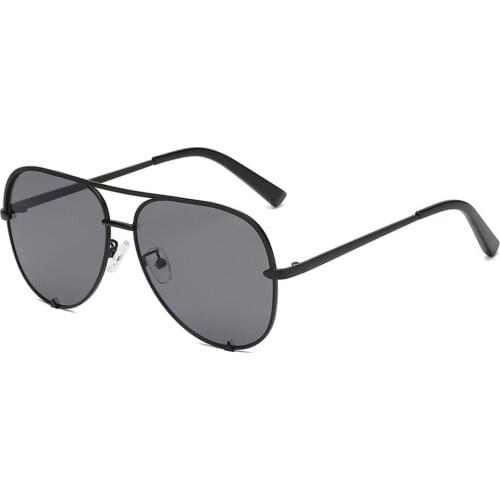 2021 New Trend Personality Pilot Gradient Lens Sunglasses No Polarized Men Vintage Outdoor Driving Sun Glasses Male gafas de sol