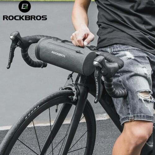 ROCKBROS Bicycle Bag Bike Front Bag Portable Men Women Handlebar MTB Road Large Capacity Backpack Cycling Tube Bag