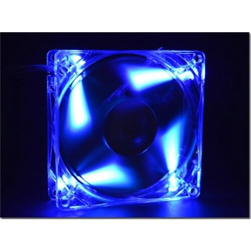 TT 12cm Chassis Fan Ultra-Quiet Led Blue Light 12025 Computer Cooling Ventilating Fan 12cm Fan