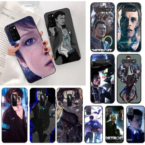 YJZFDYRM Detroit Become Human DBH DIY Printing Phone Case for Samsung S20 plus Ultra S6 S7 edge S8 S9 plus S10 5G lite 2020