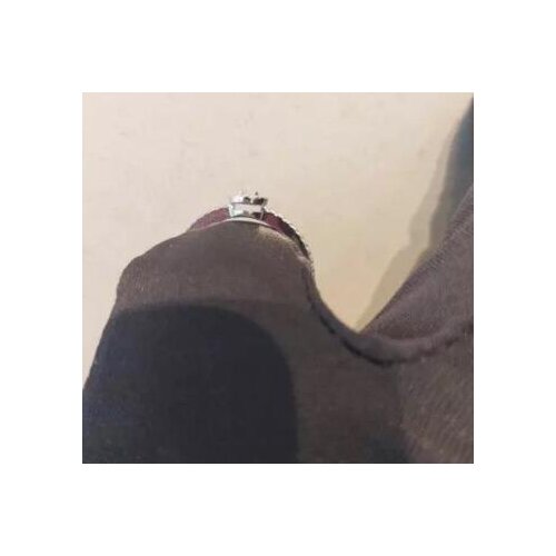 Aazuo Customize link 18K White gold natural blue sapphire 0.40ct real diamonds ring size us 6