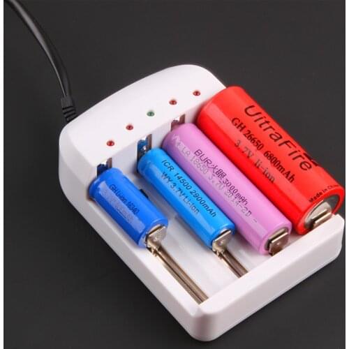 4 Output High quality original Universal i4 Intelligent Li-ion/NiMH for 26650 18650 14500 10440 AA AAA etc Battery Charger