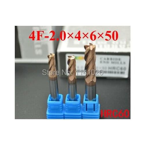 4F-2.0*4*6*50,HRC60,carbide end mills,Carbide Square Flatted End Mill , the lathe tool,boring bar,cnc,machine