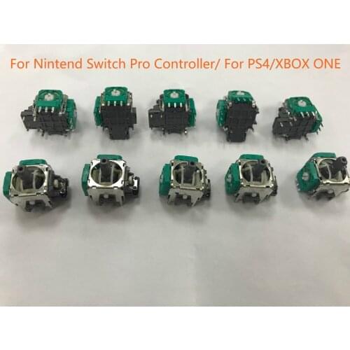 50PCS ALPS 3D Analog Joystick Thumb Stick Joystick Sensor Module For Nintend Switch NS Pro controller joypad Replacement part