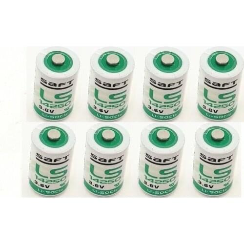 8PCS/LOT New industrial equipment lithium battery LS14250 1 / 2AA 3.6V PLC lithium battery free shipping