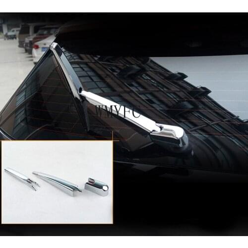 ABS Plastic Rear Window Windscreen Wiper Cover Trim Car Exterior Accessories For Peugeot 3008 2017 2018 2019 2020