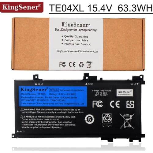 Kingsener TE04XL Laptop Battery For HP OMEN 15-AX200 15- AX218TX 15-AX210TX 15-AX235NF 15-AX202N 15-BC200 HSTNN-DB7T 905277-855