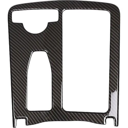 Car Abs Central Console Cup Holder Frame Trim For Mercedes-Benz E Class W212 2010-2011 C Class W204 2008-2014