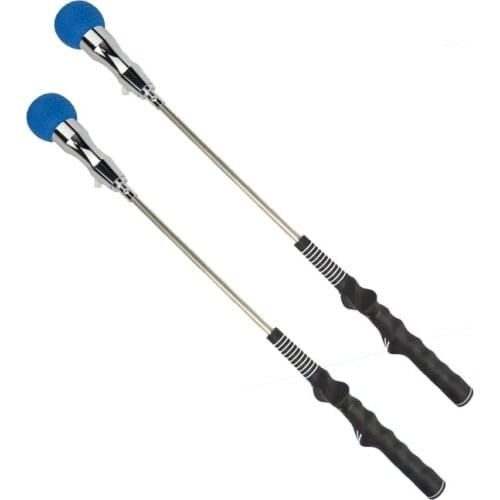Free shipping beginner intensity adjustable golf driving range golf practice swing trainer stick voiced golf swing training aids
