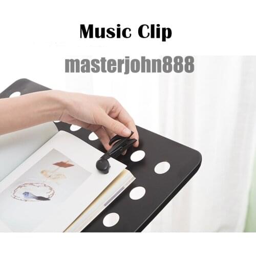 Mater John Music Book Note Paper Sheet Music Spring Clip Eighth Note Memo Folder Clothespin