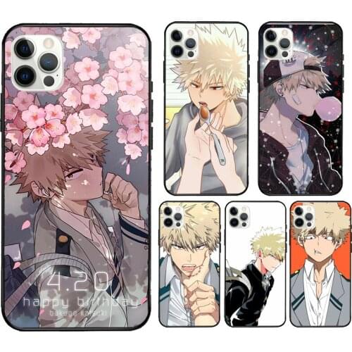 Bakugou katsuki aesthetic anime Case For iPhone 12 Pro Max 11 Pro Max X XR XS MAX SE 2020 6S 7 8 Plus 12 Mini Back Cover